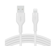 BELKIN USB-A - Lightning Silicone 1m White CAA008BT1MWH - 731849 - zdjęcie 2
